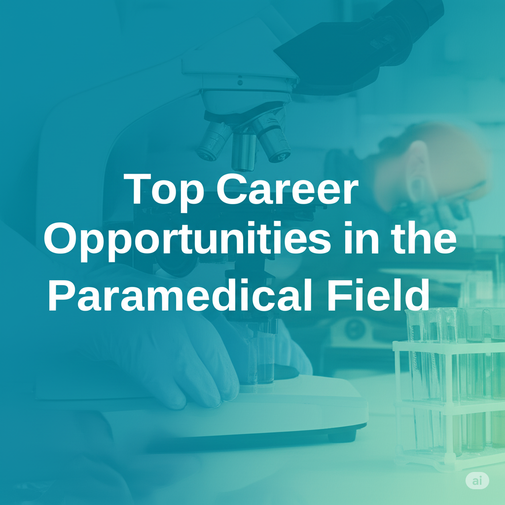 Top Career Opportunities in the Paramedical Field